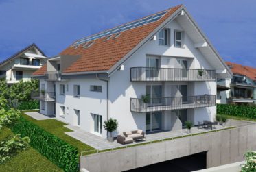 NYON / EYSINS - SUPERBE 2 1/2 pièces + cuisine au 2e étage avec BALCON